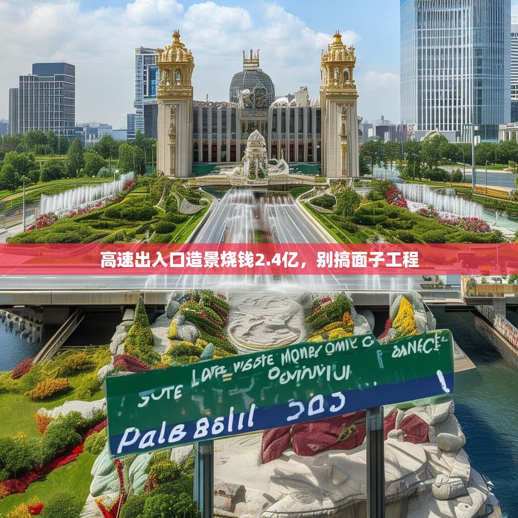 高速出入口造景烧钱2.4亿，别搞面子工程